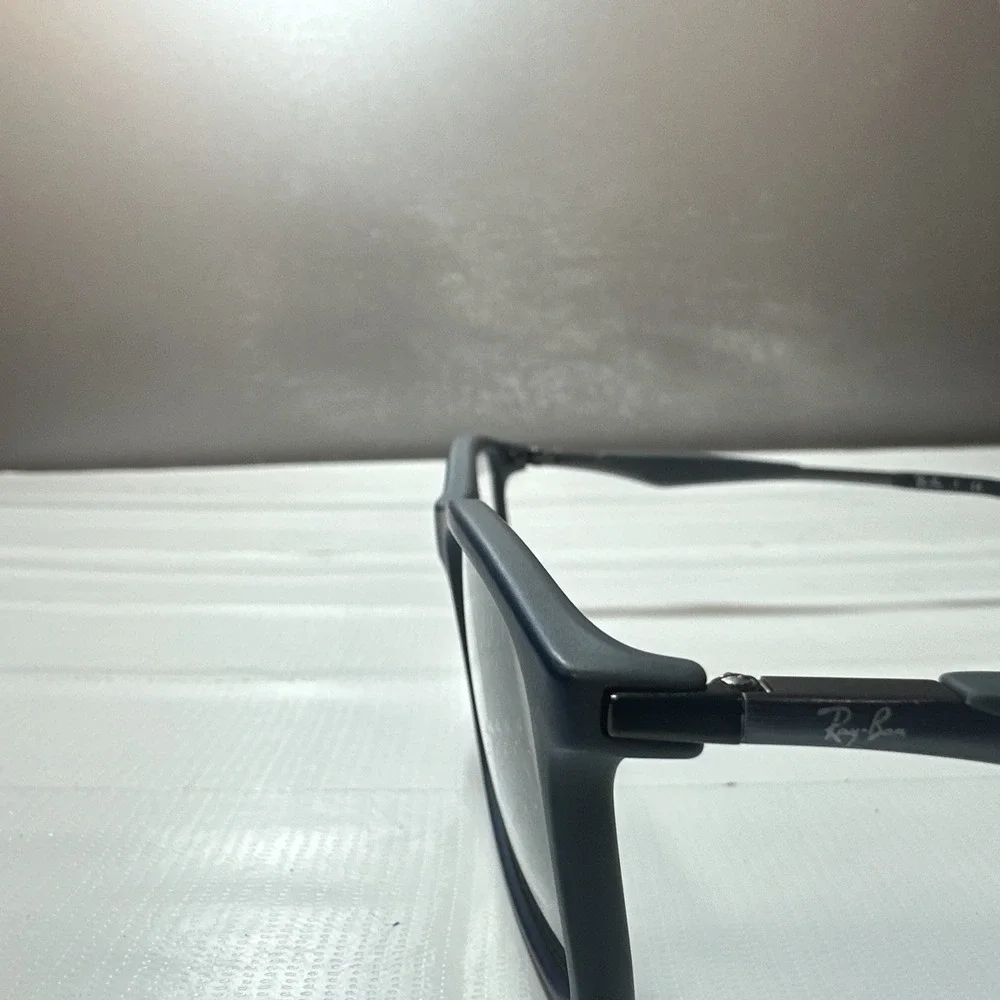 RAY-BAN RB7023 55-17 145mm Matte Black/Grey Eyeglasses Frames Only